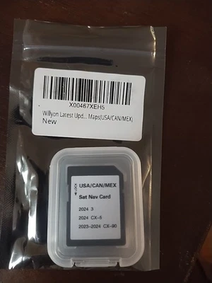 2023 2024 MAZDA Sat Nav SD Card For USA MEXICO CANADA NEW - Image 1 of 4
