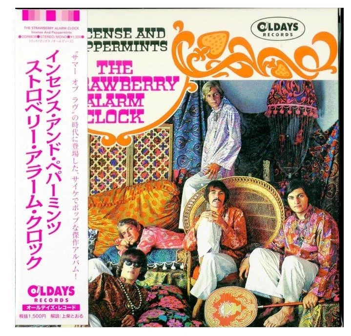 4bt Strawberry Alarm Clock Incense and Peppermints Bonus Track Japan Mini LP CD