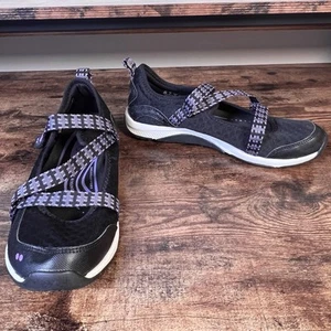 Ryka Wander Walking Sandalen schwarz grau lila verstellbare Riemen Damen 8 - Bild 1 von 12