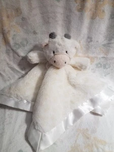 Kuh Giraffe weiß creme Plüsch grau Horn Sicherheitsdecke Wolkeninsel Baby Lovey - Bild 1 von 9