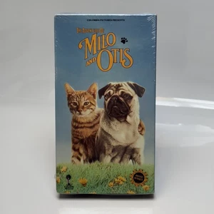 Vintage 1989 The Adventures of Milo and Otis VHS Sealed Columbia TriStar Animal - Picture 1 of 10