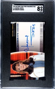 Marina Sirtis 1998 Skybox Star Trek Insurrection Autograph AUTO SGC 8 POP 1 - Bild 1 von 2