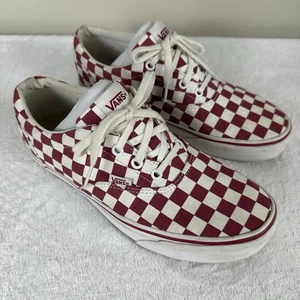 Vans Checkerboard Sneaker Damen 9 Doheny dunkelrot weiß Skateboard Schuhe - Bild 1 von 9