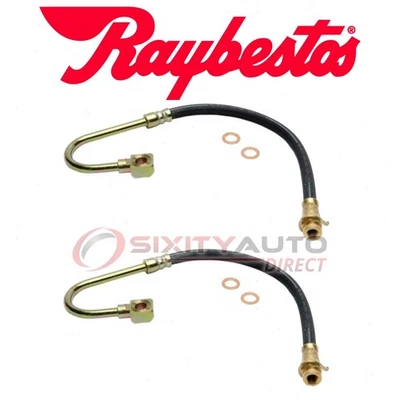 2 pc Raybestos Rear Brake Hydraulic Hose for 1990-1993 Dodge Daytona - Hoses iw Foto 1 de 4