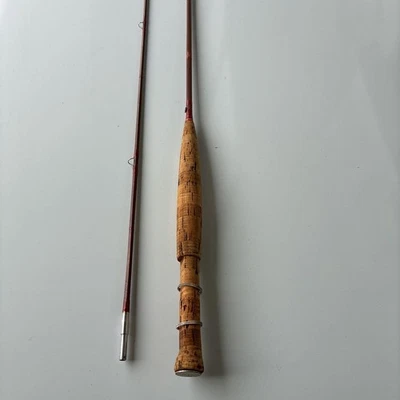Varilla de bambú para moscas 7 pies #4 mango de corcho usado Foto 1 de 4