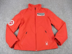 US Ski Team Jacket Womens 8 Medium Red Skiing 3M Thinsulate Insulated Snow - Picture 1 of 16