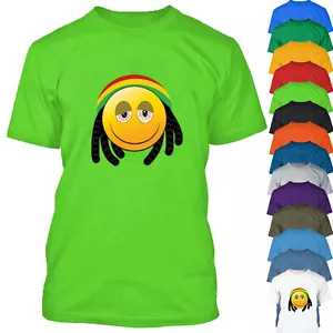 Divertida CAMISETA Emo Fumar Divertida Camiseta Jamaica Colores Al - Imagen 1 de 16