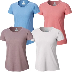 New Womens Columbia "Kestrel Trail" Zero Omni-Freeze Zero SS Shirt Top Tee Polo - Picture 1 of 11