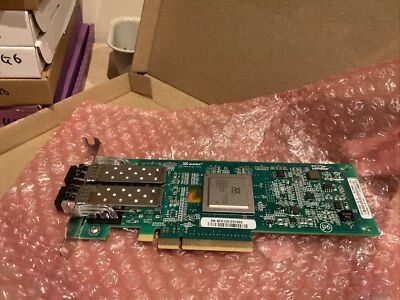 Dell QLogic QLE2562L 8Gb Dual Port Fibre Channel PCI-e Host Bus Adapter LOW PROF - Image 1 of 4