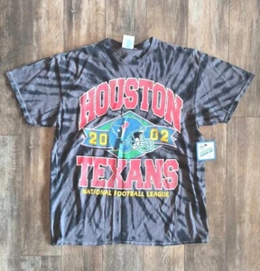 Houston Texans tie dye shirt short sleeve '47 Brand tee T Shirt throwback new - Picture 1 of 5