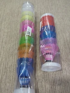 18 PCS Nylon Badminton Shuttlecocks Plastic Badminton Ball - Picture 1 of 2