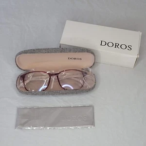 Doros Blue Light Blocking Glasses - Choose your Color/ Style (Red Purple Brown) - Picture 1 of 21