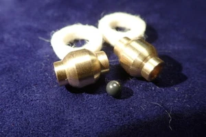 2 BRONZE BUSHING SINTERED FOR GARRARD 401 MOTOR, 2 BRONZINE MOTORE GARRARD 401 - Imagen 1 de 1