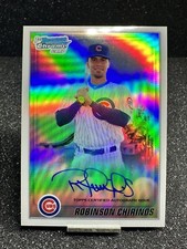2010 Bowman Chrome Prospects Refractor Auto /500 Robinson Chirinos #BCP213 Cubs
