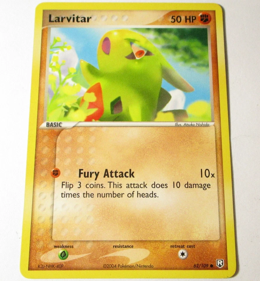 Larvitar 62/109 EX Team Rocket Returns Pokemon Card - Image 1 of 1