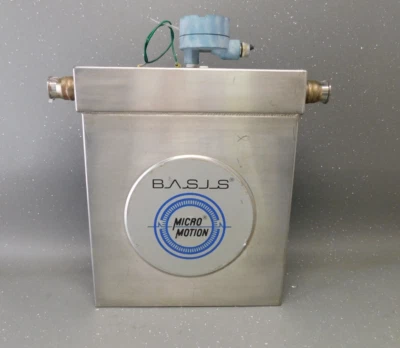 Micro Motion F200S Coriolis Meter Mass Flow Sensor F200SR3513U - Image 1 of 4