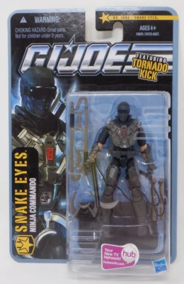 GI Joe | Pursuit of Cobra: 30th Anniversary | SNAKE EYES feat. Tornado Kick NIB - Image 1 of 2
