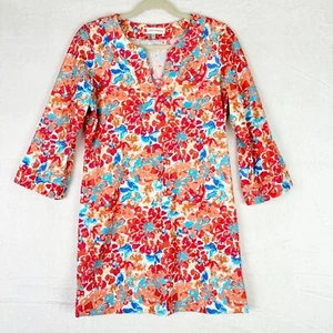 Jude Connally Megan Tunic Jude Cloth Floral Size Medium Stretch Travel HEMMED - Picture 1 of 6