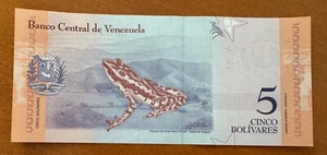 Venezuela 5 Bolivares 2018. Kassenfrisch. - Bild 1 von 2