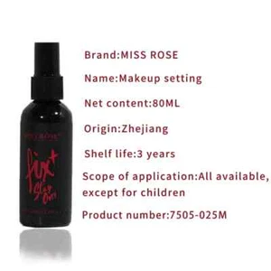80ml Multitasking Setting Spray Refreshings Portable Matte Fixing Spray Primer - Picture 1 of 8