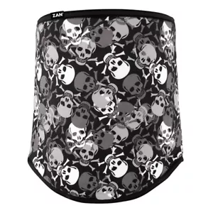 Zan Headgear WFL424 Sportflex® Series Checkered Flames Neck Gaiter UPF50+ - Picture 1 of 1