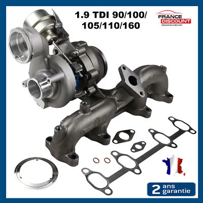 Turbo NEUF pour VW BORA CADDY GOLF PASSAT B6 POLO TOURAN 1.9 TDI 90 100 105 110 - Photo 1/4