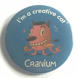 GUC STARBUCKS COFFEE Cranium “I’m A Creative Cat” PIN APRON BARISTA LAPEL HTF - Picture 1 of 2