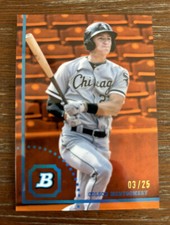 2022 Bowman Heritage Colson Montgomery Chrome Orange Refractor /25  #101
