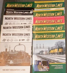 North Western Lines Historical Society Magazine - Lot of 10 different  1986-2022 - Picture 1 of 1