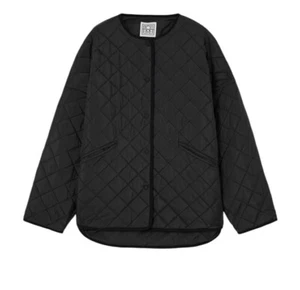 Toteme Women's Black Quilted Boxy Jacket ~ Size Large ~ RRP £460 Current Season - Picture 1 of 9