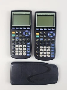 Lote 2 Texas Instruments TI-83 Plus Calculadora Gráfica Para Piezas No Enciende - Imagen 1 de 7