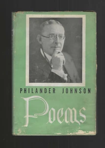 Philander Chase Johnson vintage 1942 Book 255 Poems HC/DJ Washington Star AS IS - Picture 1 of 11