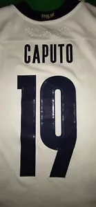 MAGLIA ITALIA CAPUTO MATCH WORN SHIRT PREPARATA 2020 VS MOLDAVIA INDOSSATA 2019 - Foto 1 di 6
