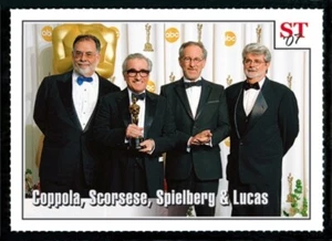 MARTIN SCORSESE, STEVEN SPEILBERG, GEORGE LUCAS, COPPOLA 2007 Spotlight Card - Foto 1 di 1