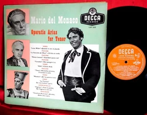 Mario del Monaco Operatic Arias For Tenor LP UK 1955 DECCA LXT 5127 EX - Picture 1 of 2