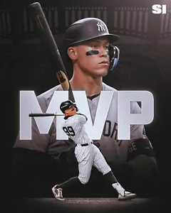 AARON JUDGE 8X10 PHOTO NEW YORK YANKEES 2024 AL MVP - Picture 1 of 1