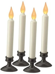 FPC1205A-4 Battery Operated LED Window Candle, Dusk to Dawn Light 4 PACK - Picture 1 of 6