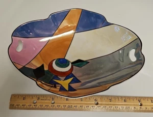 Vintage Meito China, Japan, Art Deco Lusterware Dish Bowl with Handles Excellent - Picture 1 of 6
