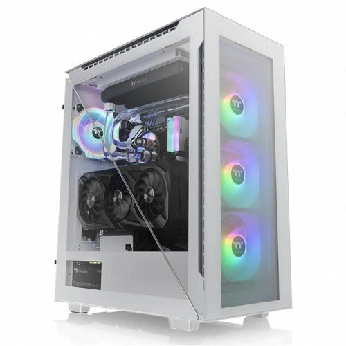 Thermaltake Divider 500 TG SNOW (WHITE) ARGB Mid Tower TG CASE, CA-1T4-00M6WN-01 - Image 1 of 4