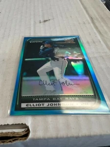 Elliot Johnson 2008 Chrome Rookie Blue Refractor Card #BDP24 Serial #54/99 - Picture 1 of 1
