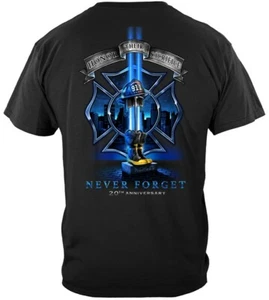 New 911 20th ANNIVERSARY TRIBUTE HIGH HONOR FIREFIGHTER - T-SHIRT - Picture 1 of 2
