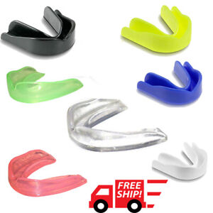 Gum shield mouth guard Boil bite rugby boxing baseball hockey karate all sports 