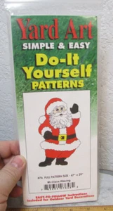 Patrón Artístico Yard Do it Yourself, 47 x 29 Agitando a Santa Claus, con instrucciones - Imagen 1 de 4
