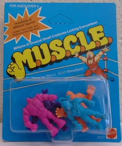 Mattel M.U.S.C.L.E. Men 4 Figure Pack Color Muscle 1985 SEALED Unpunched NEW #25 - Picture 1 of 3