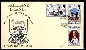 FALKLAND - 1983 - 150° dell'Amministrazione Britannica. Motivi storici - Picture 1 of 1