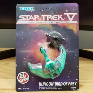 Ertl Star Trek V The Final Frontier Klingon Bird Of Prey Spacecraft with Stand - Picture 1 of 7