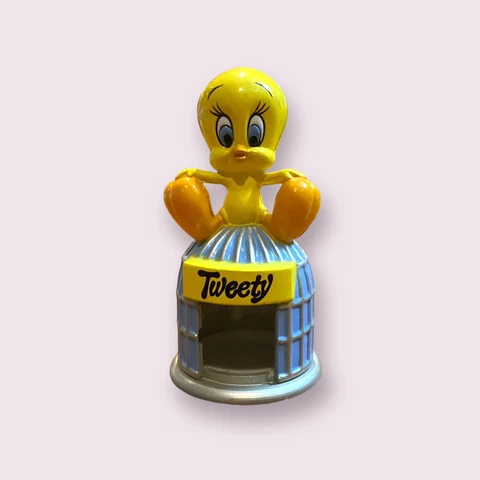 1988 Superior Toy Looney Tunes Tweety Bird Gumball Pocket Pack Dispenser No Door Cover