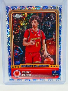 2024 Topps Chrome McDonalds All American Trent Perry McFlurry Refractor 40 - Picture 1 of 2