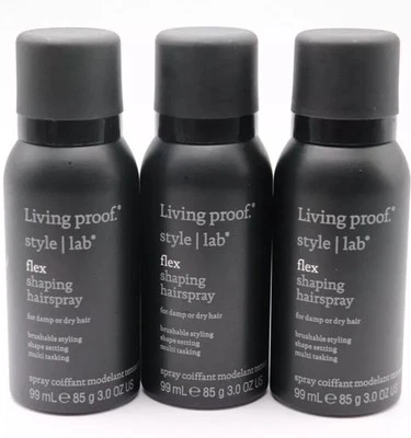 3 PACK Living Proof Flex Shaping Hairspray 3 oz/ 99mL TRAVEL SIZE - Image 1 of 2