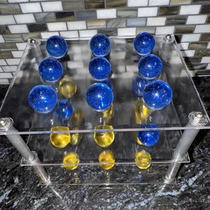 Vintage Reiss Tri Tac Toe 3D Tic Tac Toe Marbles Board Game 1974 Complete Retro - Picture 1 of 11